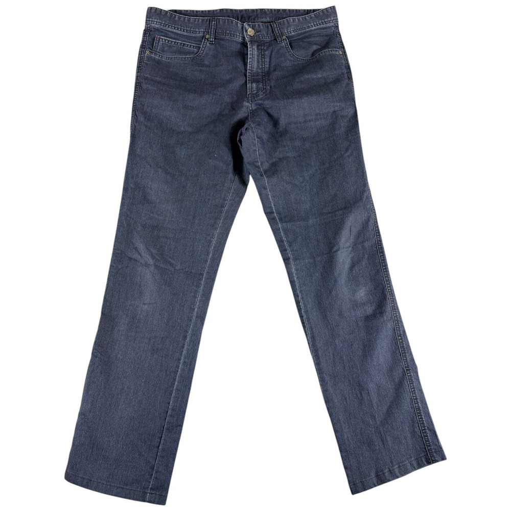 CLK Pant Jeans Mens 46 Dark Blue Washed Straight Durable Heritage Workwear